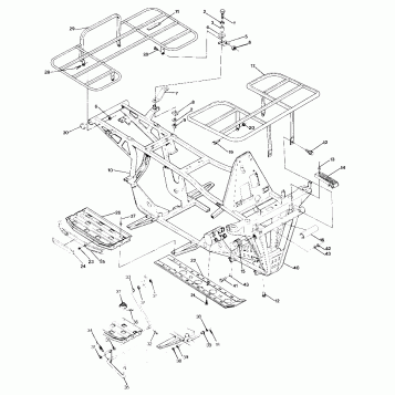 Frame Assembly with Racks 4x4-Updated 4/89 (49173717370003)