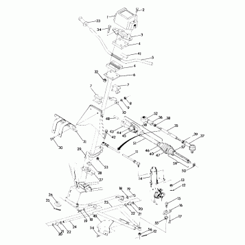 Steering Assembly 4x4 -- Updated 4/89 (49173717370015)