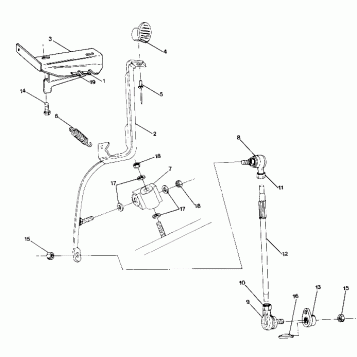 Shift Linkage Assembly 4X6--Updated 4/89 (49173717370016)