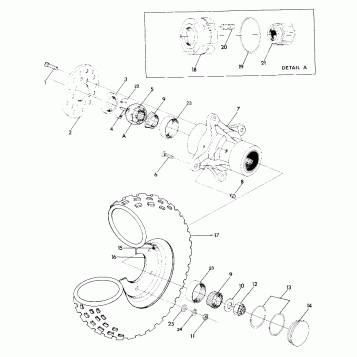 Front Wheel Assembly 4x4-Updated 4/89 (49173717370021)