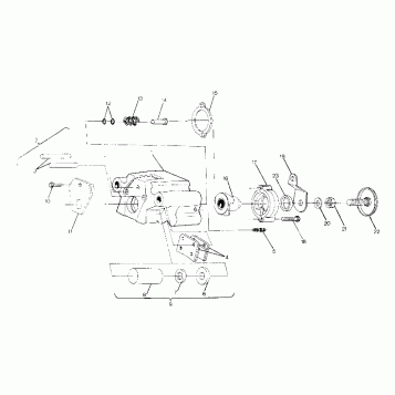 Rear Brake Assembly 4x4-Updated 4/89 (49173717370032)
