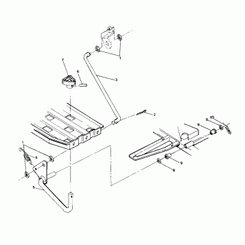 Foot Brake Assembly 4X6--Updated 4/89 (49173717370045)