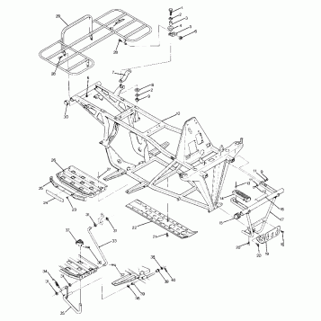 Frame Assembly with Racks (4917711771003A)