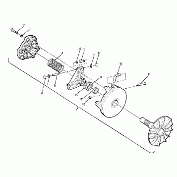 Drive Clutch Assembly (4917711771023A)