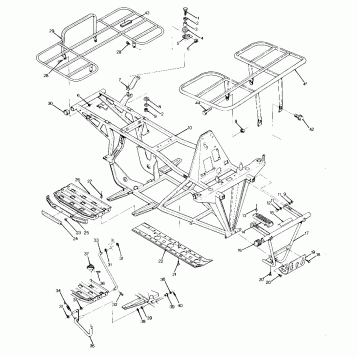 Frame Assembly with Racks Updated 5/90 (4917721772003A)