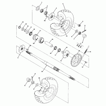 Rear Wheel Drive Assembly (4917721772017A)