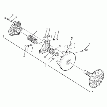 Drive Clutch Assembly (4917721772023A)