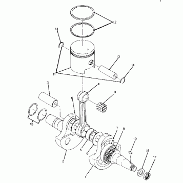 Crankshaft and Piston Assembly (4917721772033A)