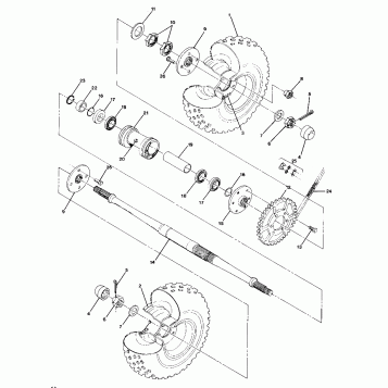 Rear Wheel Drive Assembly (4917731773023A)