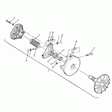 Drive Clutch Assembly (4917731773028A)