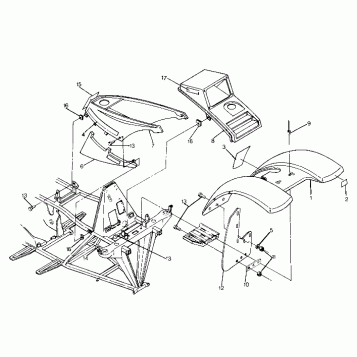 Front Cab Assembly Updated 5/90 (4917741774001A)