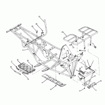 Frame Assembly with Racks (4917741774003A)