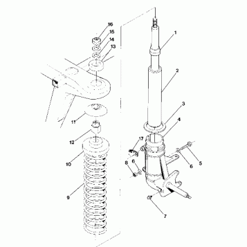 Front Strut Assembly (4917741774010A)