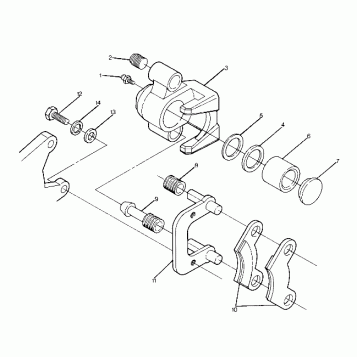 Middle Axle Brake Assembly (4917741774019A)