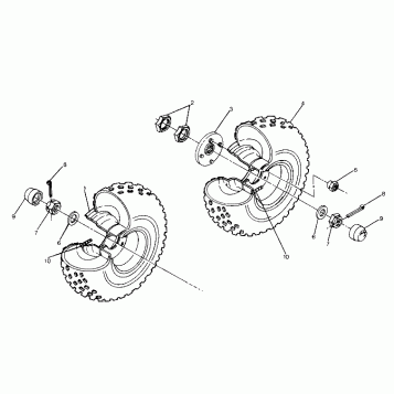 Middle Wheel Assembly (4917741774020A)