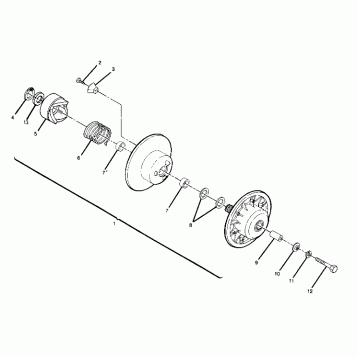 Driven Clutch Assembly (4917741774031A)