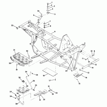 Frame Assembly with Racks (4918411841003A)