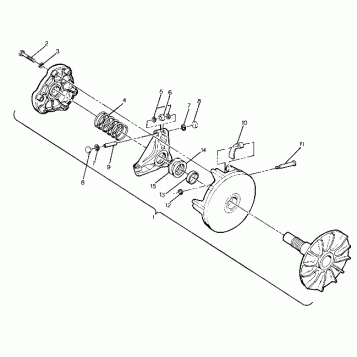 Drive Clutch Assembly (4918411841023A)