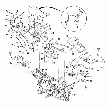 BODY ASSEMBLY 350 2x4 (4918531853001A)