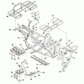FRAME ASSEMBLY 350 2X4 (4918531853003A)