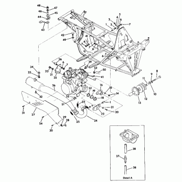 ENGINE & MUFFLER MOUNTING 350 2X4 (4918531853005A)