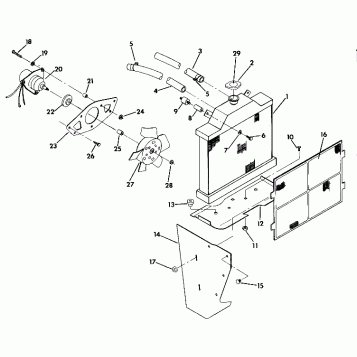 COOLING SYSTEM  350 2X4 (4918531853007A)