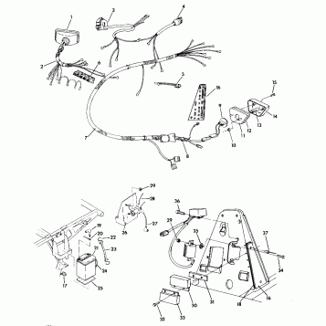 WIRING HARNESS 350 2X4 (4918531853029A)