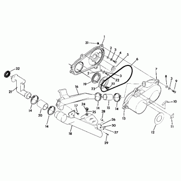 Clutch Cover Assembly (4918541854028A)