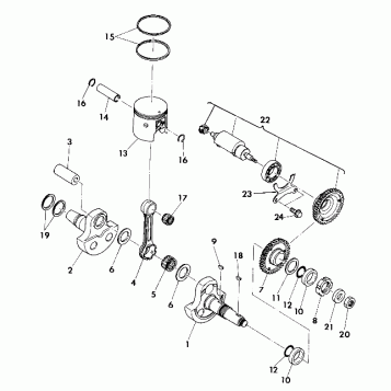 Crankshaft and Piston Assembly (4918541854042A)