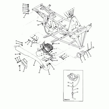 ENGINE and MUFFLER MOUNTING TRAIL BLAZER (4919761976005A)
