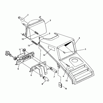 HEADLIGHT ASSEMBLY  TRAIL BLAZER (4919761976007A)