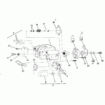 REAR BRAKE ASSEMBLY TRAIL BLAZER (4919761976030A)