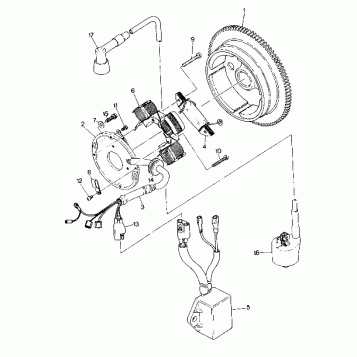 MAGNETO ASSEMBLY TRAIL BLAZER (4919761976038A)