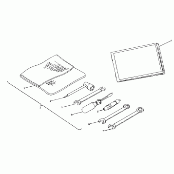 TOOL KIT ASSEMBLY TRAIL BLAZER (4919761976040A)
