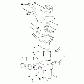 AIR BOX ASSEMBLY  TRAIL BOSS (4919771977019A)