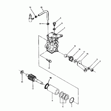 OIL PUMP ASSEMBLY Trail Boss - Update (4919771977035A)