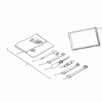TOOL KIT ASSEMBLY TRAIL BOSS (4919771977040A)