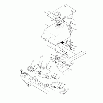 FUEL TANK ASSEMBLY 250 2X4 - Update (4919781978009A)