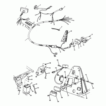 WIRING HARNESS  250 2X4 - Update (4919781978027A)
