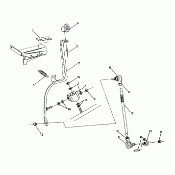 SHIFT LINKAGE ASSEMBLY 250 2X4 - Update (4919781978031A)