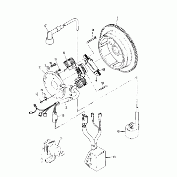 MAGNETO ASSEMBLY 250 2X4 - Update (4919781978038A)