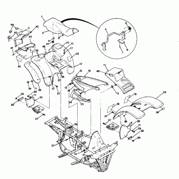 BODY ASSEMBLY 250 4X4 - Update (4919791979001A)