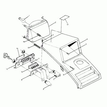 HEADLIGHT ASSEMBLY  250 4X4 (4919791979007A)
