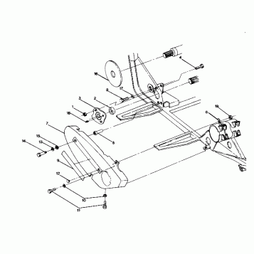 RH CHAIN COVER ASSEMBLY 250 4X4 - Update (4919791979030A)