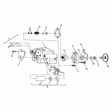 REAR BRAKE ASSEMBLY 250 4X4 - Update (4919791979032A)
