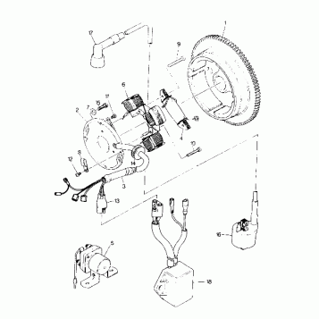 MAGNET0 ASSEMBLY 250 4X4 - Update (4919791979046A)