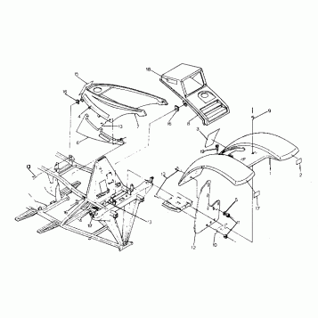 FRONT CAB ASSEMBLY BIG BOSS 4X6 UPDATED 2 - 91 (4919801980001A)