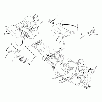 REAR CAB ASSEMBLY BIG BOSS 4X6 (4919801980002A)