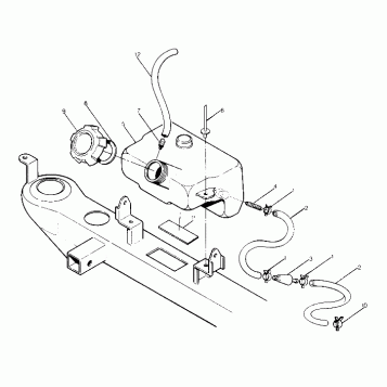 OIL TANK ASSEMBLY  BIG BOSS 4X6 (4919801980005A)