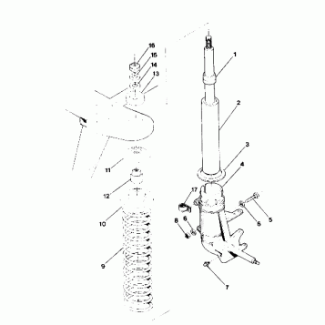 FRONT STRUT ASSEMBLY BIG BOSS 4X6 (4919801980010A)